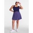 thumbnail image 2 of Avia Women's Pique Knit Pleated Bubble Hem Skort, Sizes XS-XXXL, 2 of 6