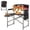 BLACK/RED, variant on KingCamp Folding Director Chair, Folding Camping Chair with Side Table, Cup Holder, Portable Makeup Artist Chair with Storage Bag, 32.6'' Tall Oversized Director Chair, 396LBS Capacity