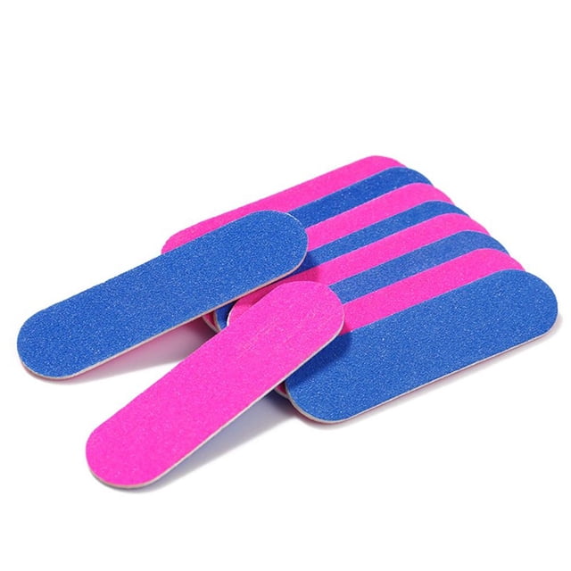 10pcs Mini Double Sided Nail File Nail Equipment Buffer Files Manicure Tool