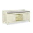 thumbnail image 1 of Westville White Storage Bench, 1 of 9
