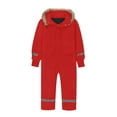 thumbnail image 4 of Hellosay Boys Girls Snowsuit for Kids Waterproof Windproof Snow Suit One Piece Jumpsuit Ski Suits Winter Outdoor Overalls 1-15T, 4 of 5