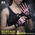 thumbnail image 3 of MHirola Guantes Para Gimnasio Gym Grip Soporte Muñeca Rosa esquí esquí Gafas de esquí, 3 of 5
