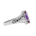thumbnail image 2 of JackAni 14k Gold Simuated Amethyst February Birthstone 2026 Class Graduation Ring - Size 6.75, 2 of 5