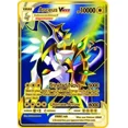 thumbnail image 1 of Cartas de Pokémon 10000, Arceus, Pikachu, Charizard, Vmax, Gx, monstruo de bolsillo dorado, letras de Metal de hierro en inglés, colección de tarjetas de regalo para niños, 1 of 4