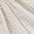 thumbnail image 6 of HWJAD Toddler Baby Girls Ruffle Sleeveless Smocked Romper One Piece Gingham Jumpsuit Summer Outfits Clothes, 6 of 7