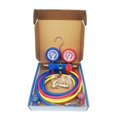 thumbnail image 2 of Car Air Conditioning Pressure Manifold Gauge Hose Kit For R22 R-410A R-134a R-404A Refrigerant Pressure Gauge Set With Box, 2 of 2