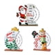 thumbnail image 2 of Kearding Calendario de escritorio de acrílico blanco con colgantes de madera, regalo del Día de San Valentín, colgantes de madera decorativos Kits de decoración para fiestas estilo campana, 2 of 6