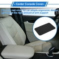 thumbnail image 4 of Unique Bargains Car Center Console Cushion Pad 12.59"x7.87" Center Console Cover Armrest Seat Box Cover Faux Leather Black, 4 of 6