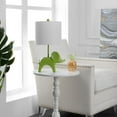 thumbnail image 5 of SAFAVIEH Ellie 20 in. Elephant Green Ceramic Table Lamp with 100% White Cotton Shade, 5 of 6
