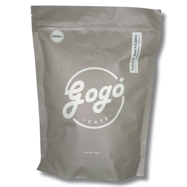 Café Molido Descafeinado 500g Veracruz, 100% Arábica, Sabor Suave y Aromático, Sin Cafeína, Ideal para Diario, Gogó Café