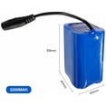 thumbnail image 2 of 7.4V 5200mAh Replacement Battery for Fishing Bait Boat, 2 of 5