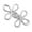 silver, variant on Clovers Waist Pin for Women Pants Tightening Waist Cincher Button Waistband Buckle