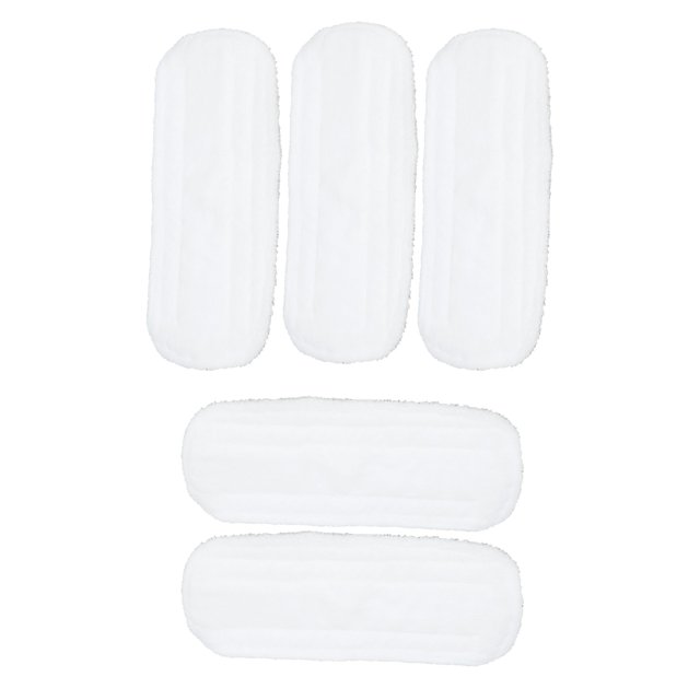 Tbest 5xMicrofiber Mop Pads Reusable Mop Head Cleaning Pads Parts For Secura EM‑516 BS