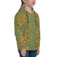 thumbnail image 3 of Balery Squirrel And Nuts Pattern Boys Hoodie, Youth Pullover Hooded Sweatshirt, Kangaroo Pocket Hoodie for Kids Girls -, 3 of 6