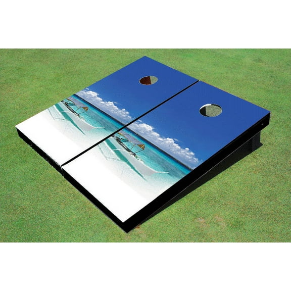 South Sea Themed Cornhole Boards
