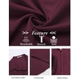 thumbnail image 5 of COOFANDY Mens Casual Business Shirts Button Up Slim Fit Short Sleeve Shirts Work Office, 5 of 6