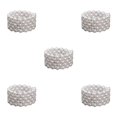 thumbnail image 3 of Thinsony Femmes Chic Perle Strass Stretch Bracelet Mariage Bal pour Mariée Blanc 5 Rangée 5Set, 3 of 6