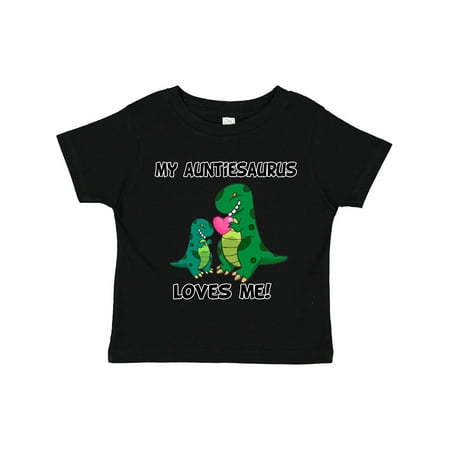

Inktastic My Auntiesaurus Loves Me Gift Toddler Boy or Toddler Girl T-Shirt