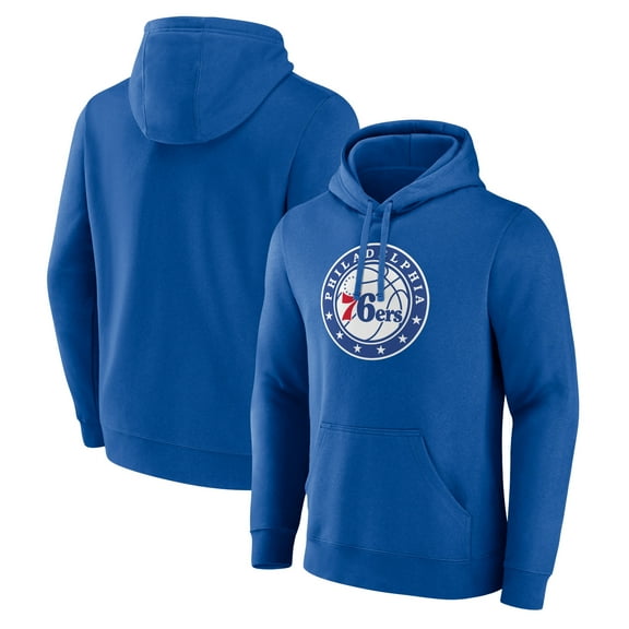 Men's Royal Philadelphia 76ers Alternate Logo Pullover Hoodie