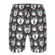 thumbnail image 3 of Balery HUSKY Face Traje de Baño Estilo Hawaiano para Hombre, Shorts de Secado Rápido con Bolsillos-Medium, 3 of 6