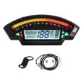 thumbnail image 1 of Velocímetro Universal Cola cuentakilómetros LCD para motocicleta 1 2 4 cilindros, 1 of 8