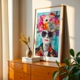 thumbnail image 3 of Ageless Glamour Stylish Female Portrait - Painting Floral Watercolor Modern Art Pop Art Fashion Surrealism Portrait Unframed Wall Art Print 32 x 48 inches, 3 of 60