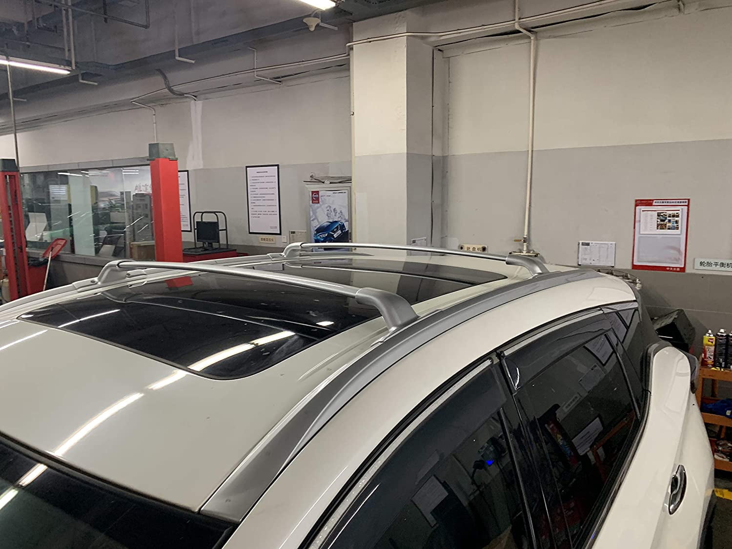 ROSY PIXEL Roof Rack Cross Bars for Nissan Murano 2015-2023 Aluminum Car Roof Rail Top
