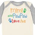 thumbnail image 4 of Inktastic Mimi and Pawpaw Love Me Boys or Girls Long Sleeve Baby Bodysuit, 4 of 5