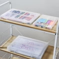 thumbnail image 2 of Mickiewicz 8 Pack Paper Storage Boxes, 8.5 x 11 Plastic Portable Project Case for US letter Size and A4 paper, Plastic Multi-Purpose Thick Scrapbook Storage Box for, 2 of 7