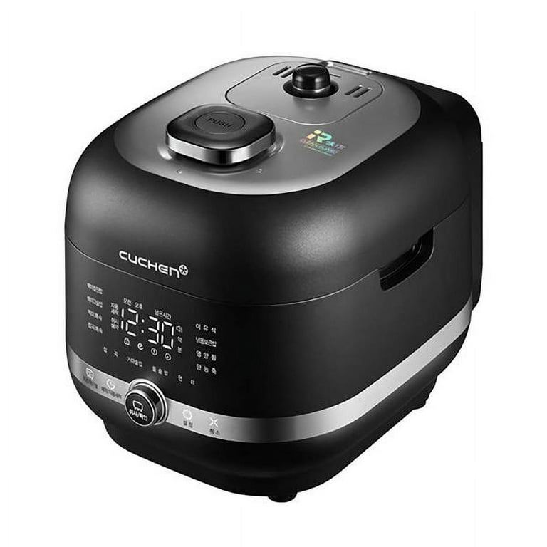 Cuchen CRT-RPK0641MUS 2.1 Ultra High-Pressure Induction Heating Rice Cooker  6 Cup and Warmer, Full Stainless Power Lock System, Auto Steam Clean