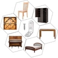 thumbnail image 3 of Soporte de ángulo recto de acero inoxidable de 90 grados, soporte de ángulo en forma de L, 20 piezas, 80 tornillos plateados, 3 of 5