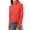 Red, variant on Women's Turtleneck Shirts Long Sleeve Mock Neck Pullover Tops Slim Fit Stretch Tee Blouse Lightweight Sweater
