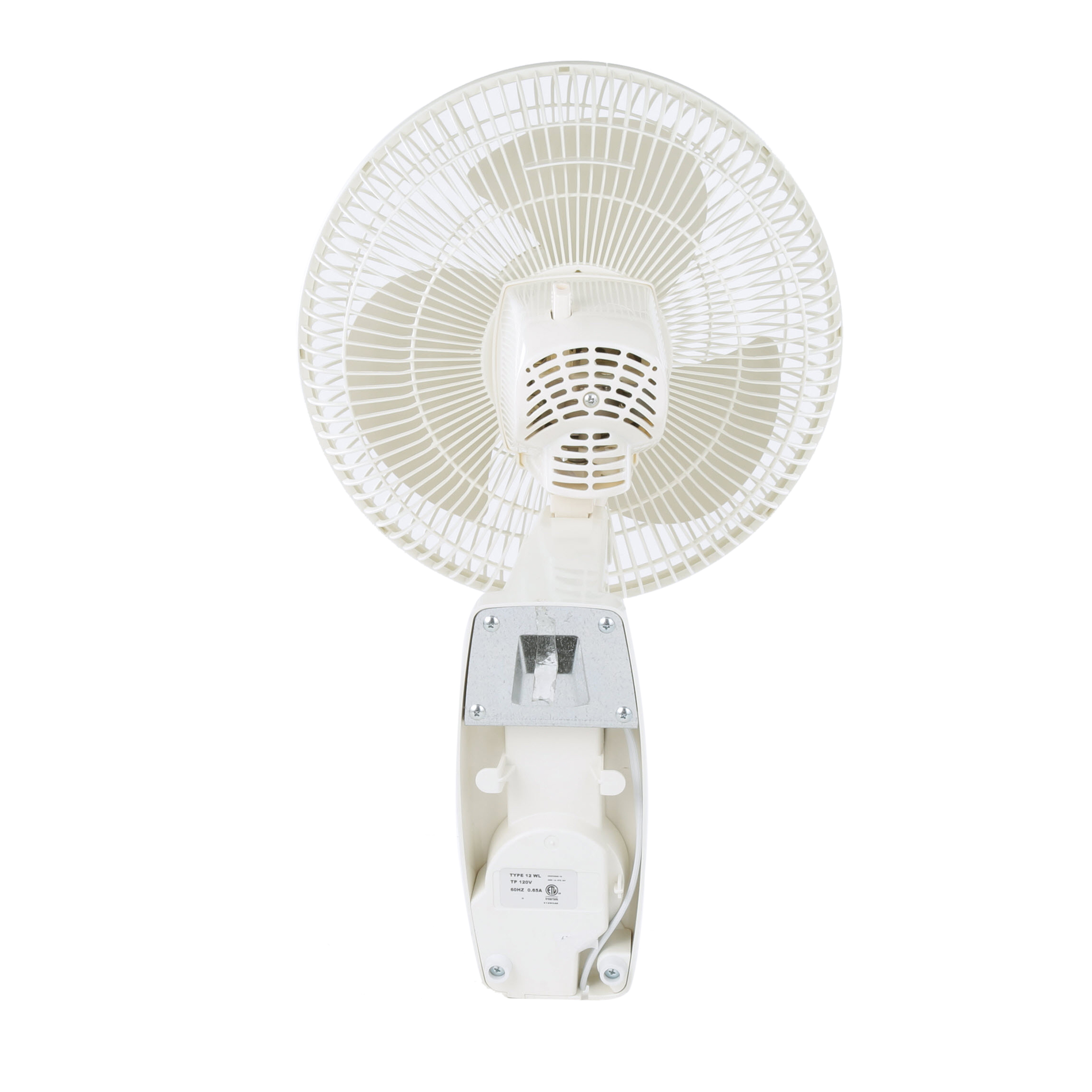 Lasko 12" Oscillating Wall Mount 3-Speed Fan, Model #3012, White - image 3 of 9