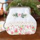 thumbnail image 2 of Cartera de flores exquisita portátil, bolso de mano, costura, manualidad para regalo para amigos, 2 of 8