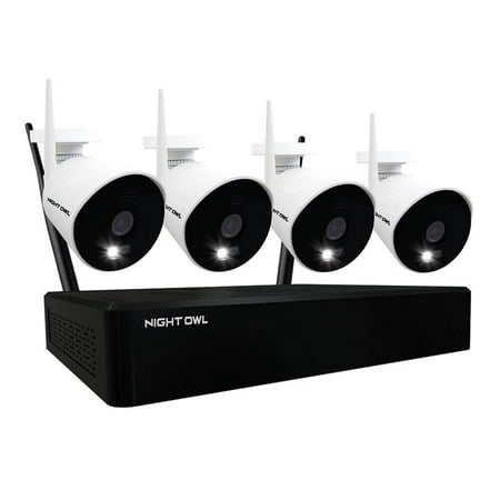 Night Owl WNIP24L1 10 Channel 1080p Smart Security System with...