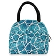 thumbnail image 4 of ALAZA Abstract Marble Insulated Lunch Box Reusable Cooler Tote Bag Work Office Picnic, 4 of 7