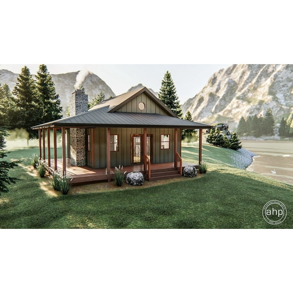 Advanced House Plans: Builder Ready Blueprints | Bernette 29504 | Cabin Plan