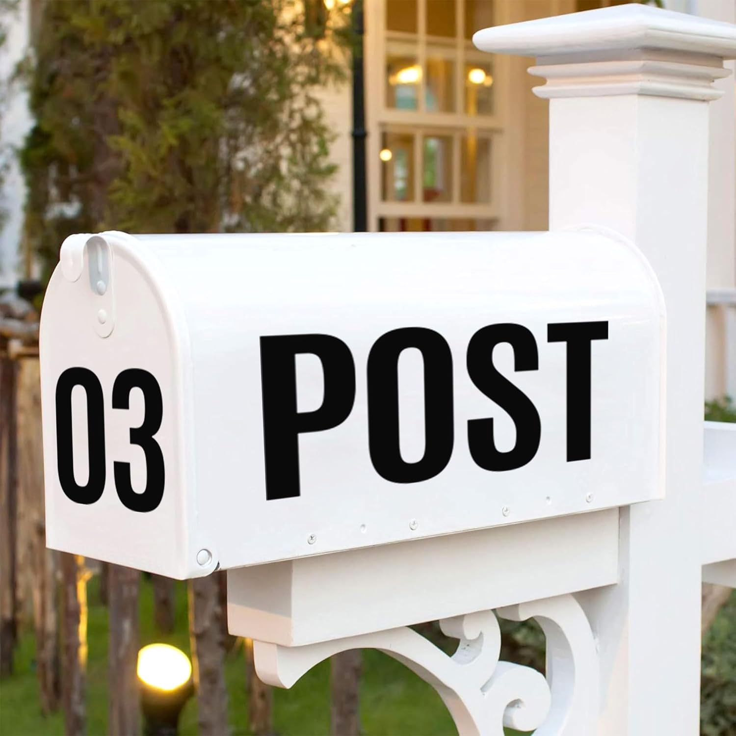 24 Sheets Letter Stickers 240Pcs Mailbox Numbers Large 5 Inch Vinyl Alphabet Numbers Stickers Big Self-Adhesive Waterproof Bulletin Post Board Letters for Mailbox Door Window Sign Home Address (5Inch
