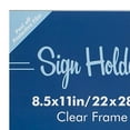 thumbnail image 3 of Dax N270985VT Porte-Signe Incliné Vertical 8 /12 x 11 Clair, 3 of 5