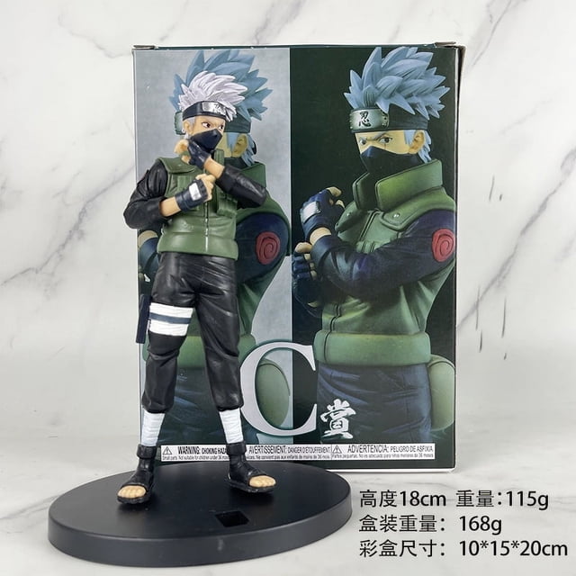Naruto anime figura adornos Uzumaki Naruto Hatake Kakashi Sasuke Universe Wave Itachi modelo en caja al por mayor