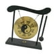 thumbnail image 2 of Gong Ornamento Viento Gongs Arte Carillón de Viento con Soporte Latón Escritorio Gong Feng Shui, 2 of 9