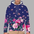 thumbnail image 2 of Comfy Striped Sweatshirts for Men Crop Sweatshirts for Men Mens Pullover Sweaters Dressy Casual Full Zip Hoodies for Men Cotton Fall Sweaters for Men 2024 Leaves, 2 of 5