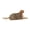 Striped Brown, variant on Bone Dry Brown Stripe Embroidered Paw Pet Towel