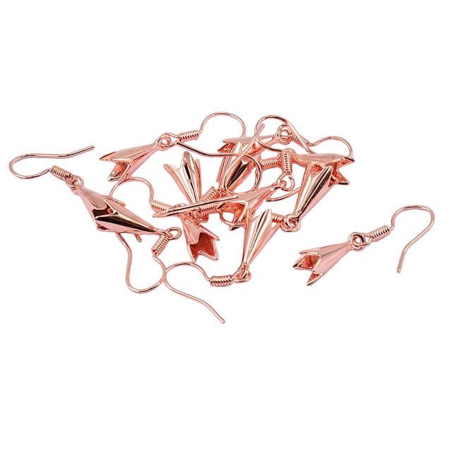 10 Piezas de Componentes de Joyería Perfecl Oro Rosa Bricolaje