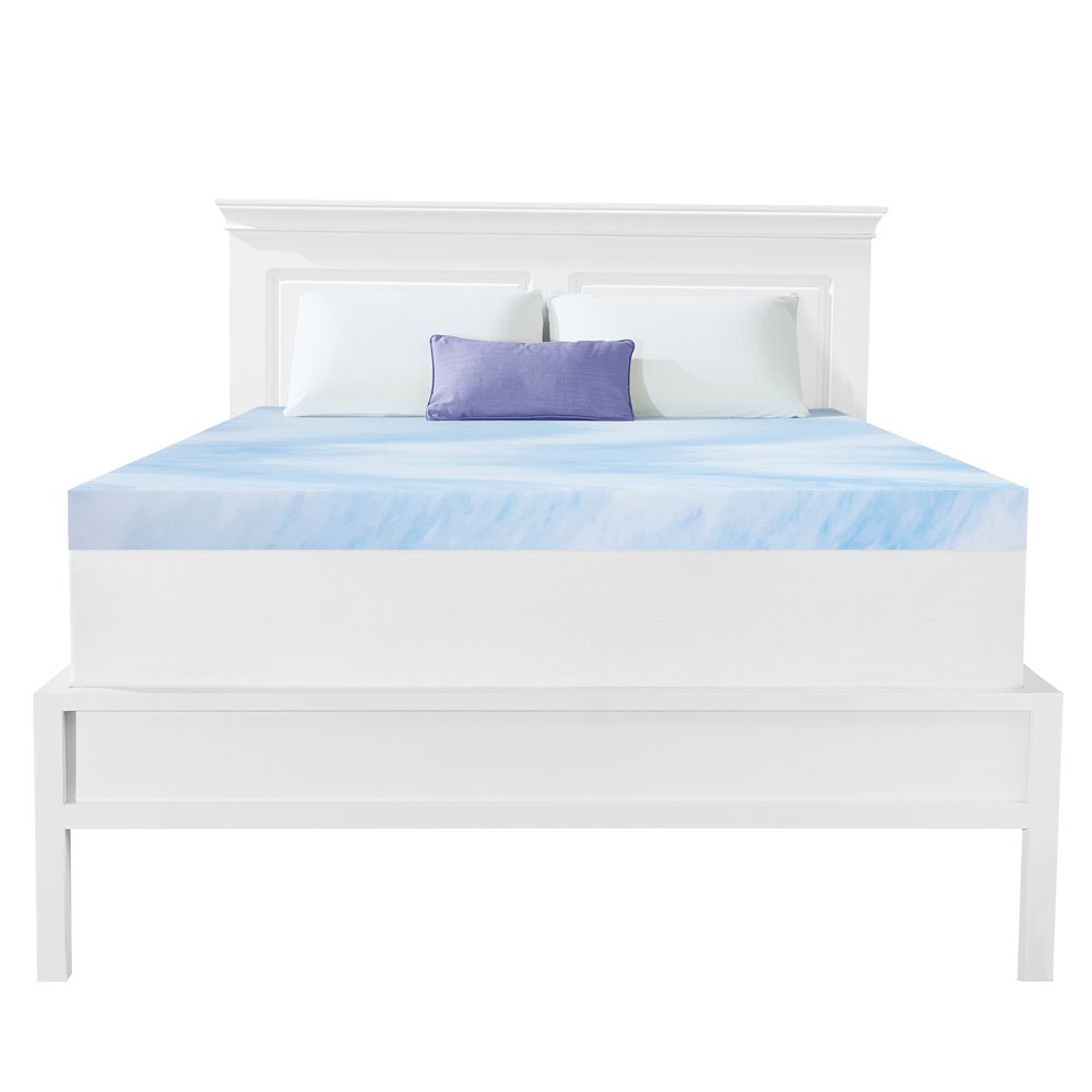 Dream Serenity Gel Memory Foam 3" Mattress Topper, 1 Each