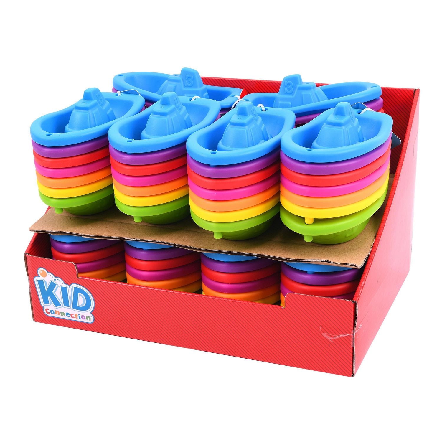 Bateaux empilables Jouet de bain kid connection 7 pièces Coloré, Souple