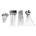 thumbnail image 1 of Juego de cubiertos de Acero inoxidable ZHCH 24 piezas con 6 cucharas de postre 6 cucharas 6 cuchillos 6 tenedores, 1 of 5