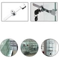 thumbnail image 3 of Cerradura para puerta corrediza de vidrio, cerraduras para vitrinas con llaves iguales en acabado cromado, fácil instalación que garantiza una instalación rápida en vitrinas, la construcción de, 3 of 5