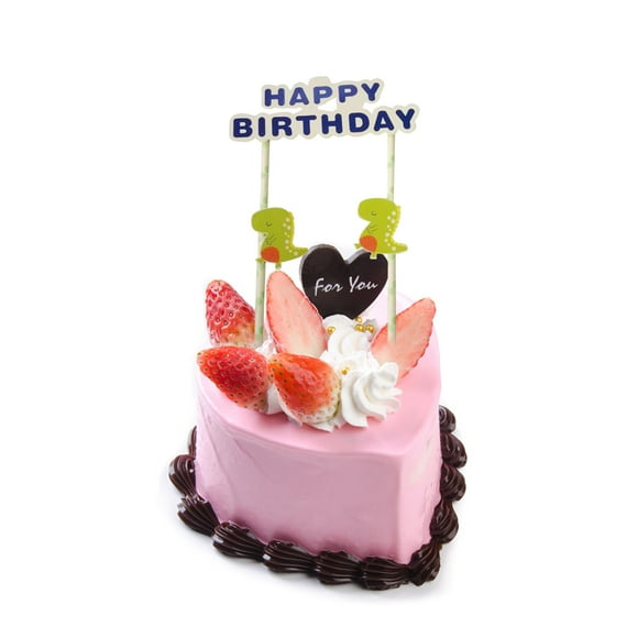 UPGRATOR Dinosaur Party Decorations 1Set 9.4 x 5 x 0.2in Paper Cake Toppers for Young and Old