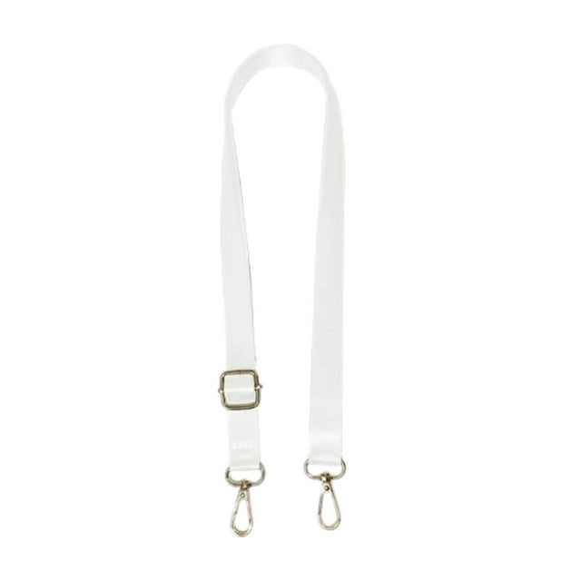 Correa para bolso de hombro, correa para bolso, suministros de moda, correa para bolso de hombre y mujer Blanco